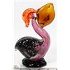 Image 1 : ART GLASS PELICAN WITH FISH IN MOUTH