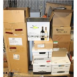 PALLET OF HALLOWEEN ITEMS, OFFICE SUPPLIES AND