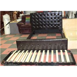 9) QUEEN BED FRAME WITH HEAD AND FOOT BOARDS