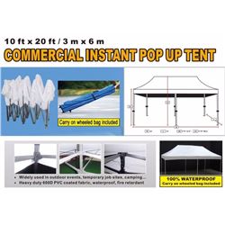 10' X 20' COMMERCIAL POP UP TENT
