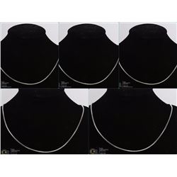 NEW PACK OF FIVE 22" ROPE CHAINS