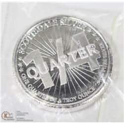 1/4 OZ SILVER ROUND