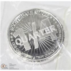 1/4 OZ SILVER ROUND