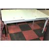 Image 1 : 2) GLASS TOP KITCHEN TABLE