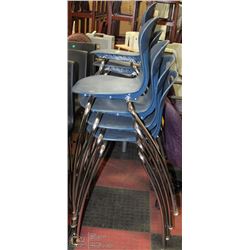 STACK OF 9 BAR STOOLS