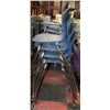 Image 1 : STACK OF 9 BAR STOOLS