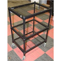 METAL CART ON WHEELS