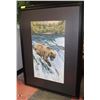 Image 1 : FRAMED BEAR PICTURE