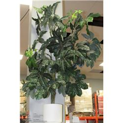 TREE IN WHITE POT  6'