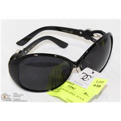DG REPLICA SUNGLASSES - BLACK WITH WHITE