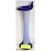 Image 1 : WHITE AND BLUE  ART GLASS VASE