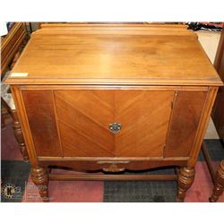 ANTIQUE WOOD CARVED CABINET