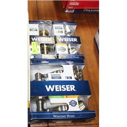 GROUP OF 3 ASSORTED WEISER LOCK SETS