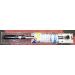 NEW MASTERCRAFT 1/2" DRIVE MICRO ADJUSTING TORQUE