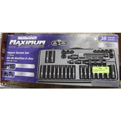 1/2" MAXIMUM IMPACT 38PC SOCKET SET