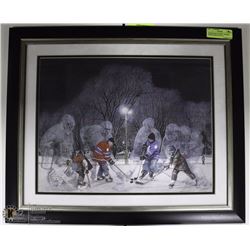 "HOMETOWN HOCKEY" LIMITED EDITION PRINT W/ COA