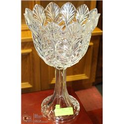 CRYSTAL TALL FRUIT BOWL
