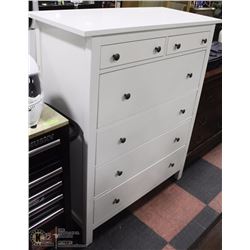 6 DRAWER CHEST OF DRAWERS 20"X43"X52"HIGH