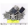 Image 1 : STAR AND $ SYMBOL BELT BUCKLE WITH ZIPPO STYLE