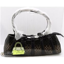 NEW BROWN SNAKESKIN STYLE METAL RING