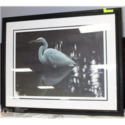 ROBERT BATEMAN SIGNED PRINT LTD ED. "EGRET"