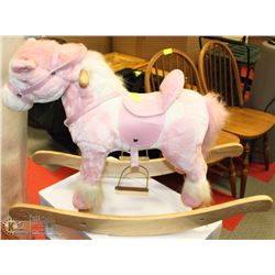 PLUSH ROCKING HORSE