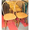 Image 1 : PAIR OF WOOD SIDECHAIRS