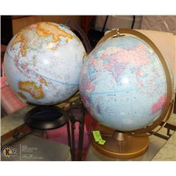 2 REPLOGLE GLOBES