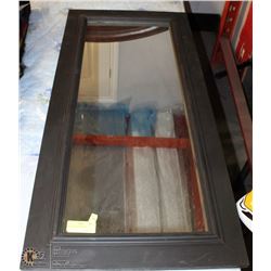 5)BLACK FRAMED MIRROR