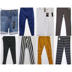 LOT OF 8 WOMENS PANTS ALL SIZE 4