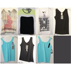 LOT OF 7 WOMENS TOPS/ TANKS ALL SIZE SMALL