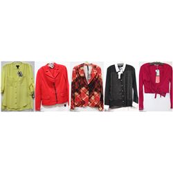 LOT OF 9 PAIRS OF WOMENS JACKETS OR DRESSES ALL