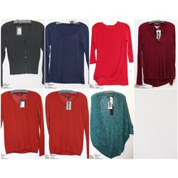 LOT OF 7 WOMENS SHIRTS SIZED XS, 2, OR 3