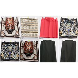 LOT OF 8 WOMENS SKIRTS ALL SIZE UNKNOWN