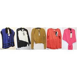 LOT OF 9 WOMENS SHIRTS/ CARDIGANS ALL SIZE MEDIUM