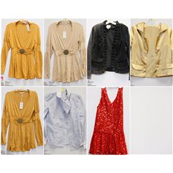 LOT OF 7 WOMENS SHIRTS/ JACKETS ALL SIZE LARGE