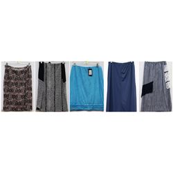 LOT OF 5 WOMENS SKIRTS ALL SIZE LARGE