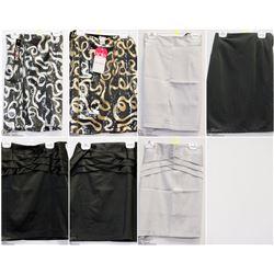 LOT OF 7 WOMENS SKIRTS SIZED XL TO 3XL