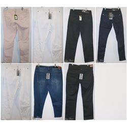 LOT OF 7 WOMENS PANTS ALL SIZED 9-14
