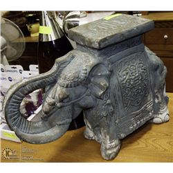 LARGE CERAMIC ELEPHANT 17" TALL