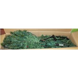 10) 6.5' CHRISTMAS TREE WITH STAND AND LIGHTS