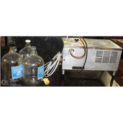 11)WATER DISTILLER WITH 3 GLASS JUGS