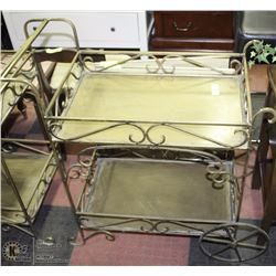 CAST IRON TEA CART
