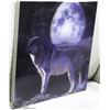 Image 3 : 3D HOLOGRAPHIC PICTURE - WOLF & MOON SCENE