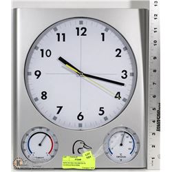 NEW DUCKS UNLIMITED WALL CLOCK & WEATHER