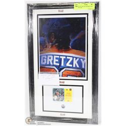 WAYNE GRETZKY FRAMED CARD 1981-1982