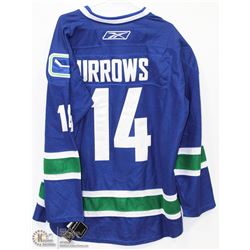 VANCOUVER CANUCKS JERSEY WITH #14 BURROWS SIZE 54