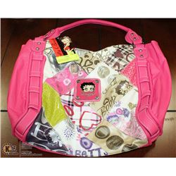 OFFICIALLY LICENSED BETTY BOOP PINK PATCHWORK