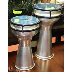 SET OF TWO MANO PERCUSSION ALUMINUM