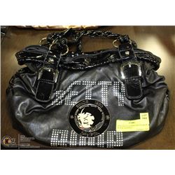 OFFICIALLY LICENSED BETTY BOOP BLACK HANDBAG